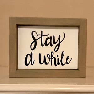 5x7 home decor sign